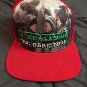 Red 'I Triple Dog‎ Dare You' Snapback Hat